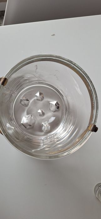 Balde vidro robusto gelo ou outro