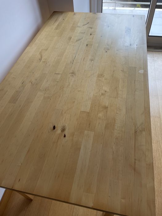 Mesa de madeira Ikea