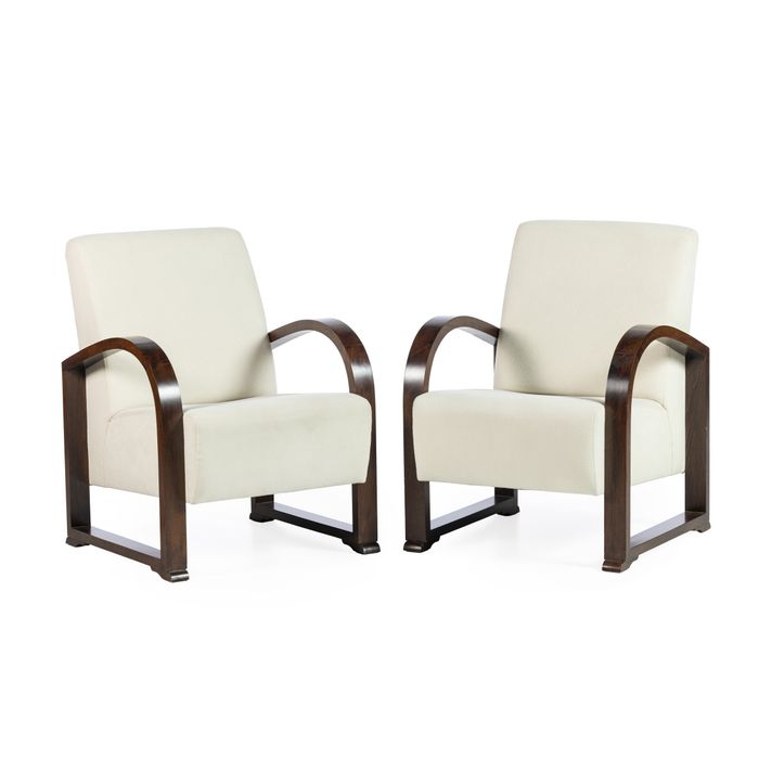 Móveis - Par de cadeirões modernistas - Art Deco