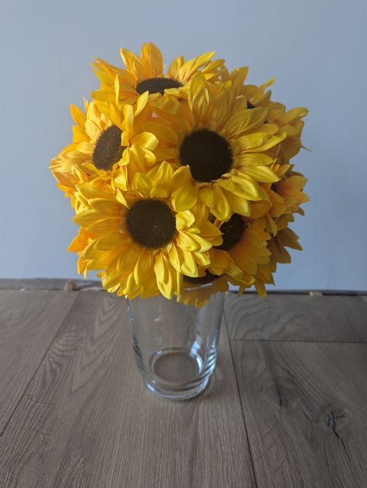 Kula kwiatowa ze słoneczników