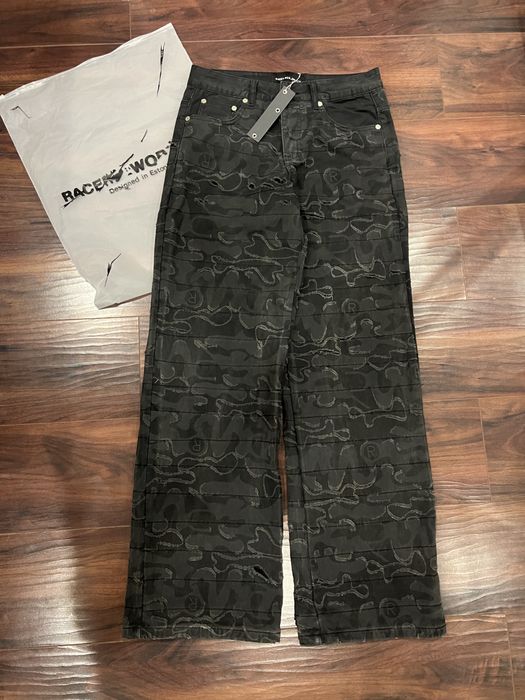 racer worldwide джинсы jeans baggy straight, jaded london