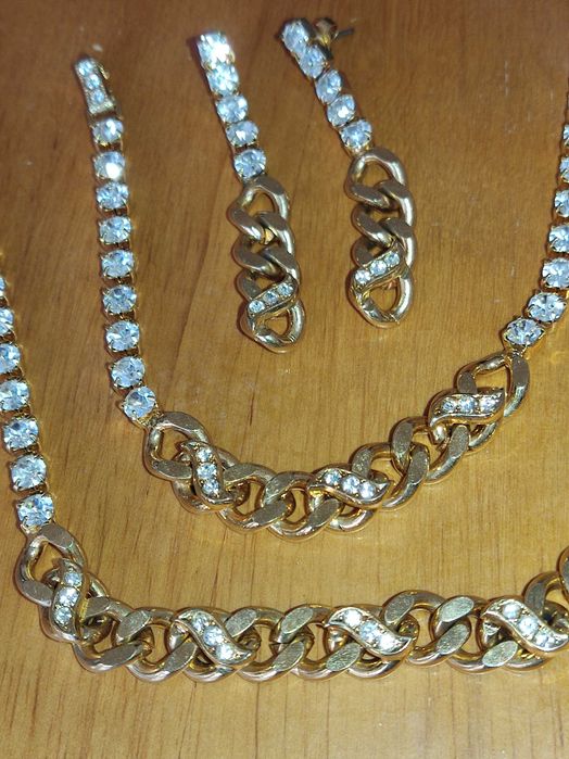 Біжутерія для нареченої, вінтажний набір аксесуарів.