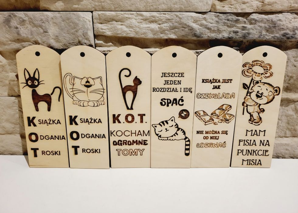 Personalizowana zakładka do książki Dowolny grawer