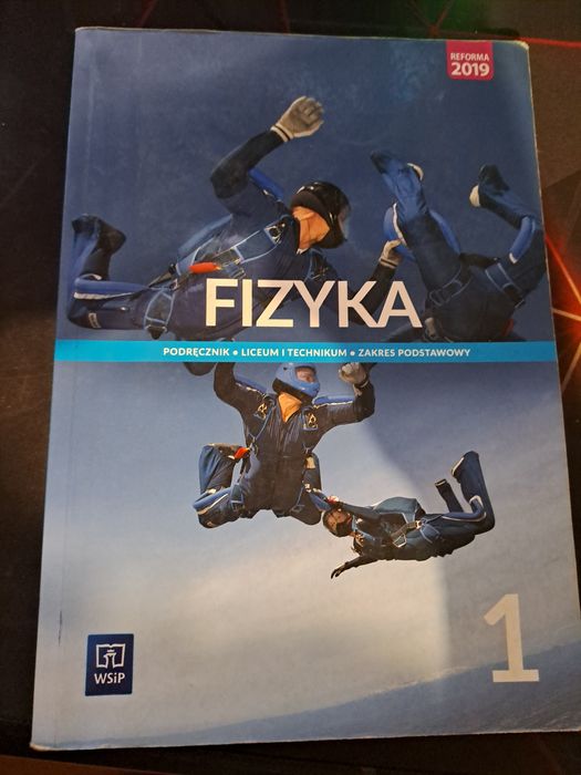 Ksiazka Fizyka 1 dla liceum technikum WSiP 2019