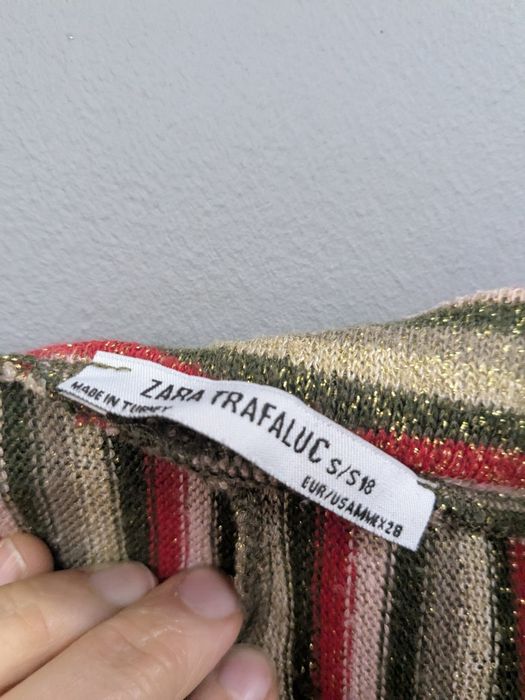 Zara elegancki komplet bluzka spodnie rozm. S