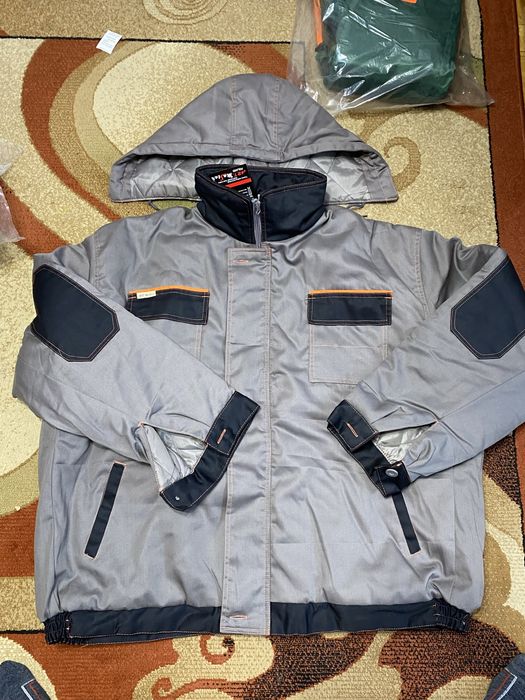 Ubrania robocze ocieplane komplet. Kurtka spodnie zimowe