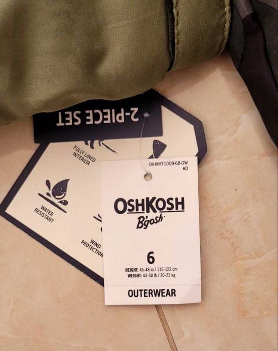 Новий дитячий зимовий термо комбінезон OshKosh США 6 розмір 115-122 см