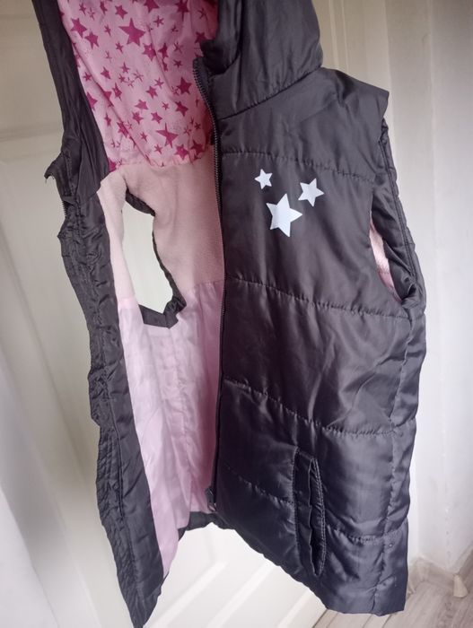 Kamizelka bezrękawnik dziewczęcy