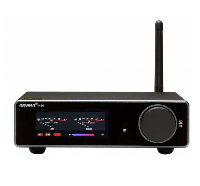 Усилитель мощности + ЦАП AIYIMA A80 2x300W блютуз TPA3255 класс D Д