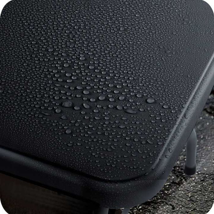 STÓŁ CATERINGOWY bankietowy ogrodowy składany 180 cm czarny - PROMOCJA