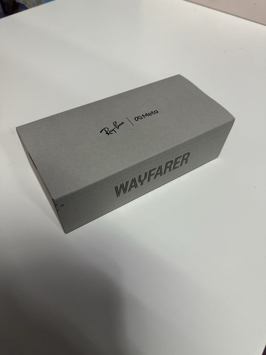 Оригінальні смарт окуляри Ray Ban Wayfarer Meta RW4006 Shiny Black