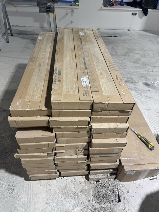 Płytki gresowe drewnopodobne  PARADYŻ Heartwood Honey 120x20