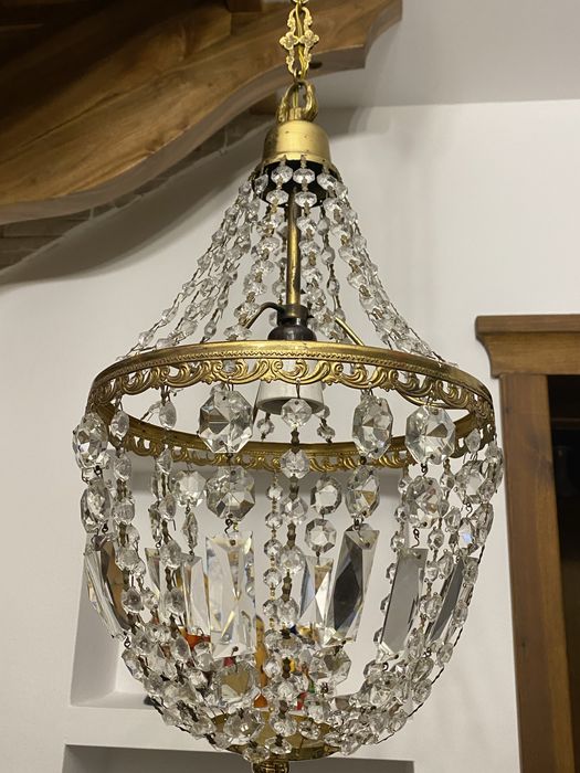 Lampa wiszaca krysztalki