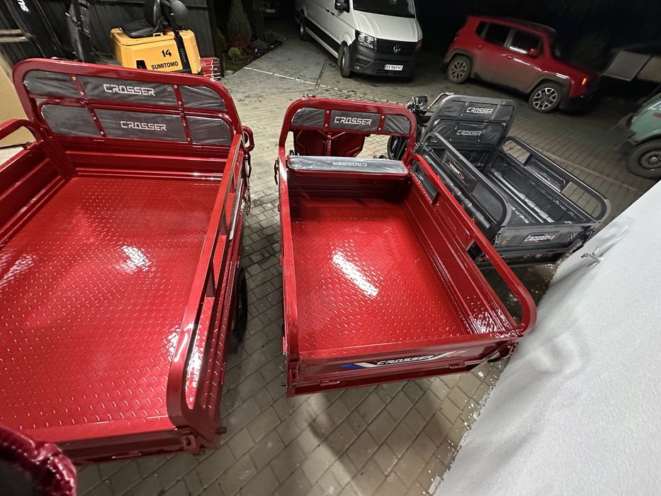 Вантажний електро трицикл Crosser cargo 18 16 13 12 10