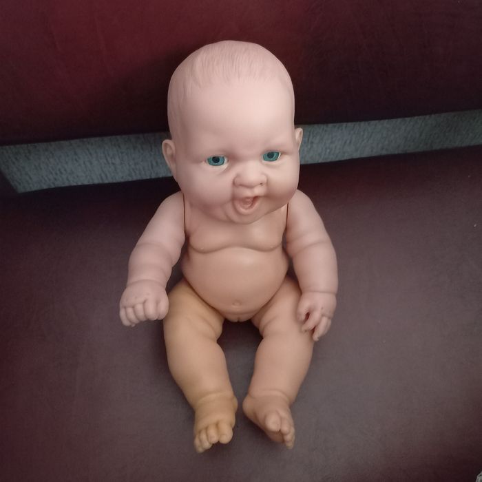 Кукла пупс лялька реалистичная в люльке рост 34 см