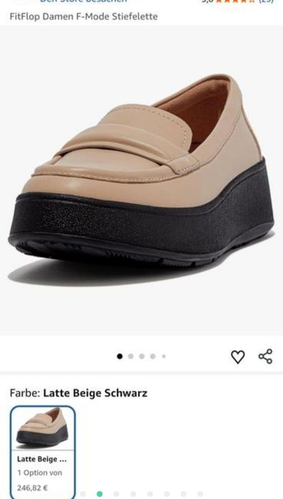 Жіночі фірмові великі шкіряні туфлі на платформі стильні мокасини FitFlop
F-Mode,Англія,р.42