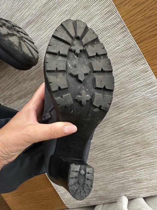 Kozaki 40 Jenny muszkiekterki za kolano obcas 8 cm