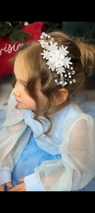 Обруч новорічний сніжинка