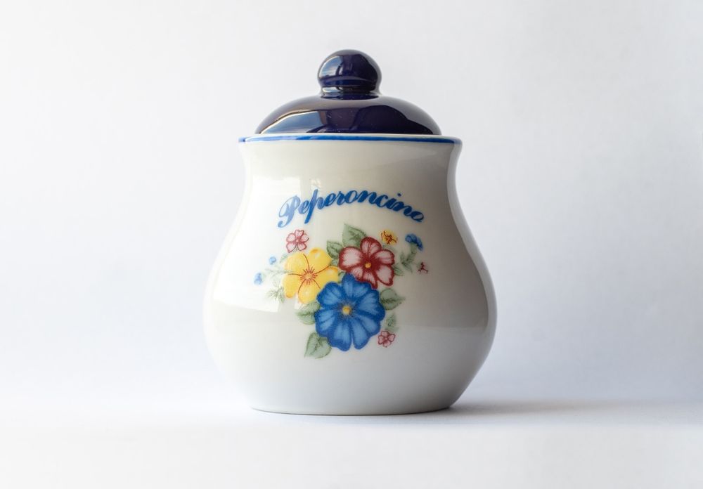 Вінтажна Італійська порцеляна з ручним розписом, спеції