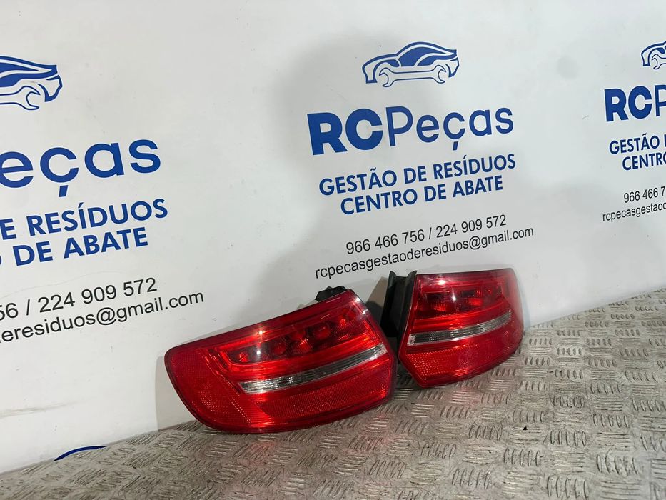 Conjunto Farolins Tras Traseiro Direito Esquerdo Original Audi A3 8P