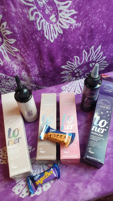 Nowy oryginalny zestaw tonerów do włosów Wedel/Only Bio+ słodycz