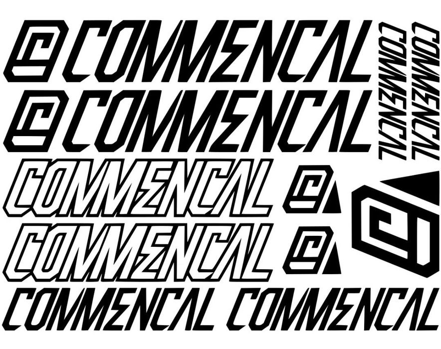 COMMENÇAL kit de autocolantes