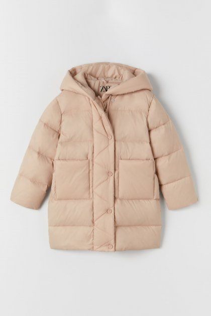 Пуховик zara на дівчинку