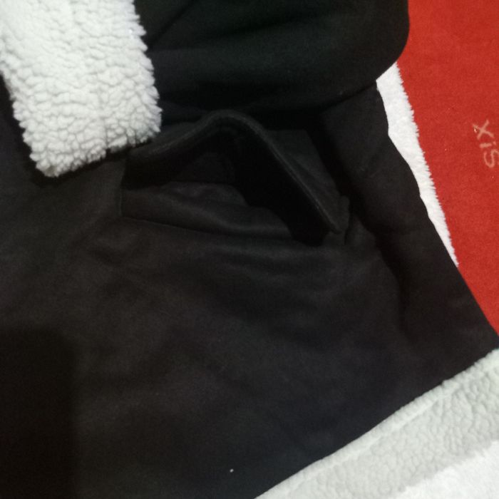 Casaco de pele com pelo de borreguito