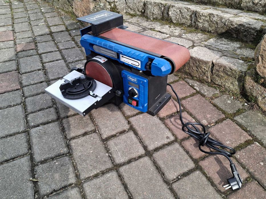 Szlifierka Stołowa Taśmowa Scheppach BTS800 Vario  Regulacja Obrotów