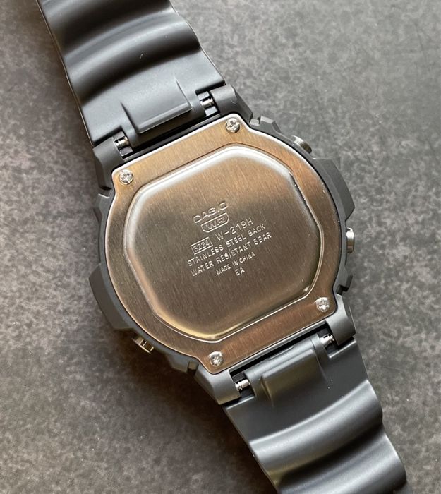 Годинник Casio W-219H-8B новий оригінал великий вибір годинників
