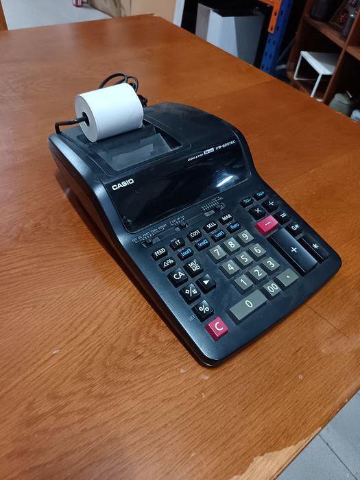 Calculadora com impressora CASIO