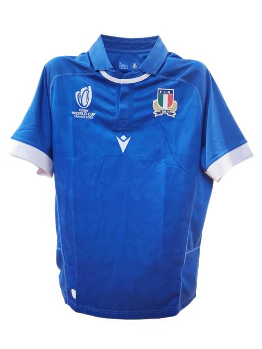 Replika koszulki z Mistrzostw Świata Rugby 2023 - Włochy - Macron XL