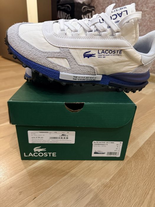 Новые кроссовки Lacoste  оригинал не подошел размер!!