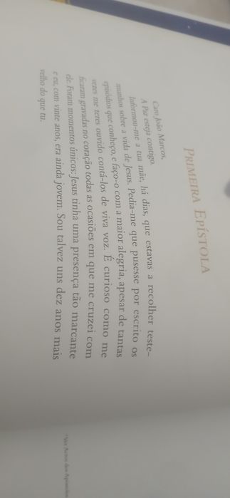 O meu primeiro Jesus, P. Peter Stilwell