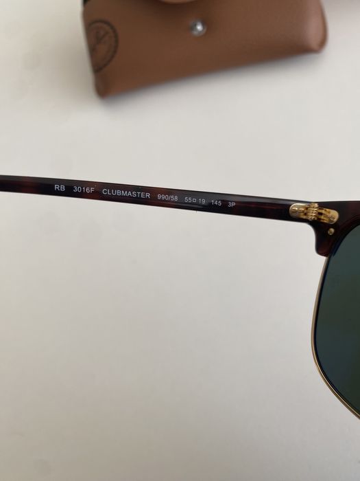 Оригінал! Оригінальні окуляри RAY-BAN CLUBMASTER RB3016F 55х19
