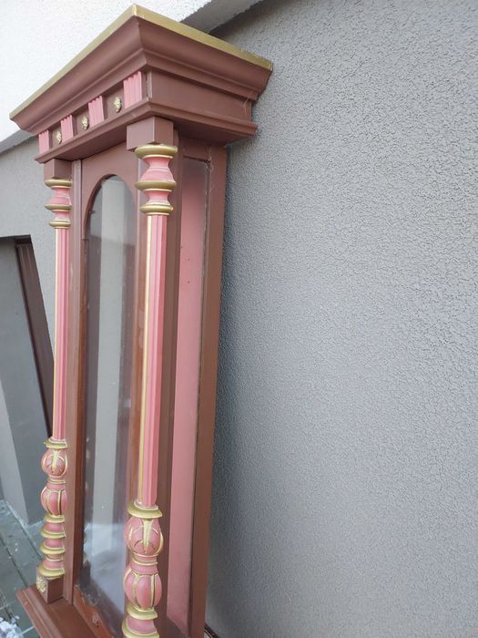 S082 Skrzynia duża obudowa zegara żyłkowego linkowego szafka witrynka