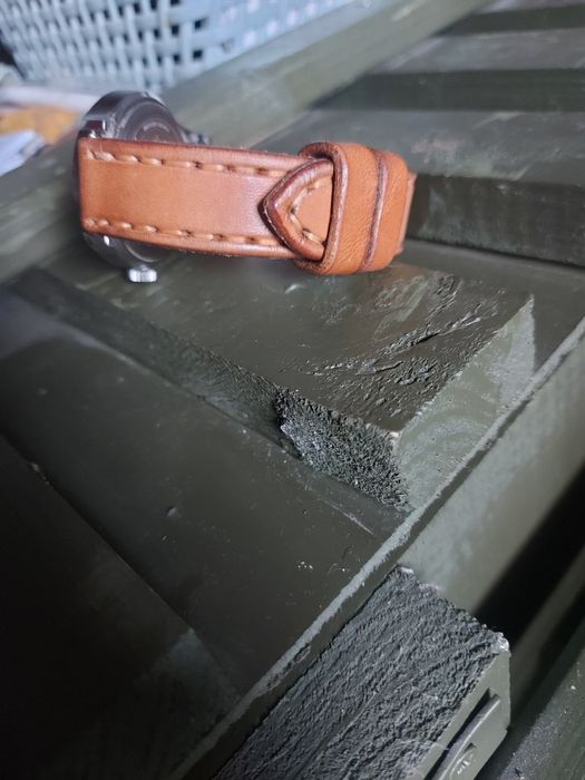 papasek do zegarka ręcznie robiony