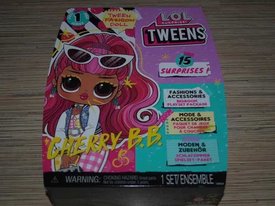 MGA Oryginalna Lalka Lol Surprise Tweens Cherry B.B nowa!!