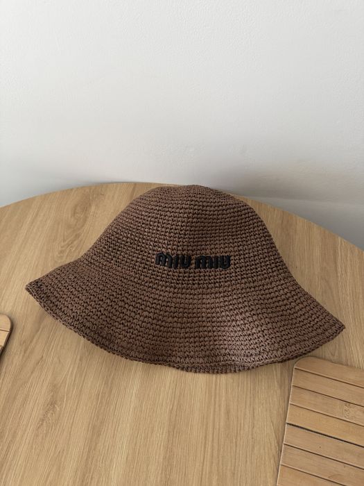 Kapelusz Bucket Miu Miu Czapka