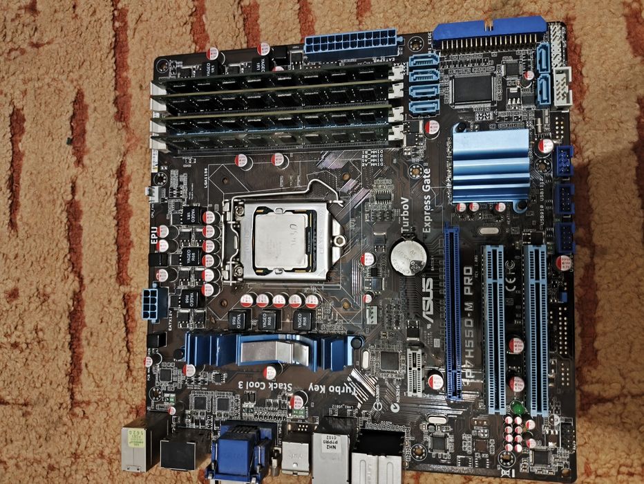 Комплект для стабільного ПК — ASUS P7H55-M Pro + Xeon X3430 + 8 ГБ DDR