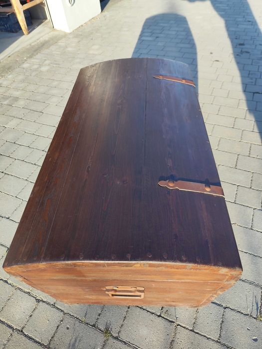 Kufer skrzynia drewniana duża