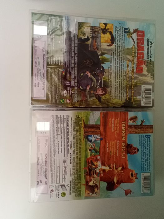 4 DVD filmes para crianças