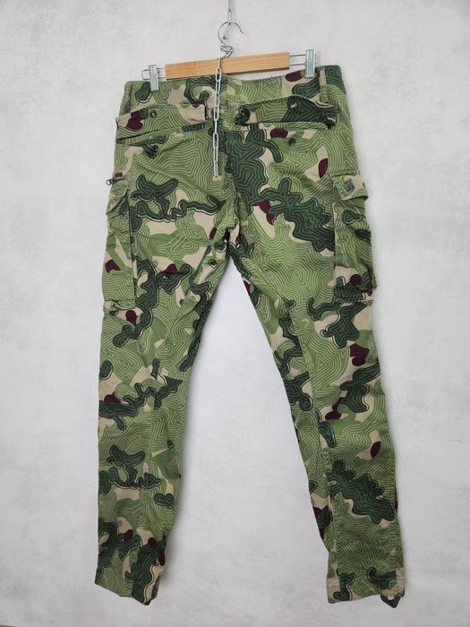 Камуфляжные Штаны карго брюки G star raw