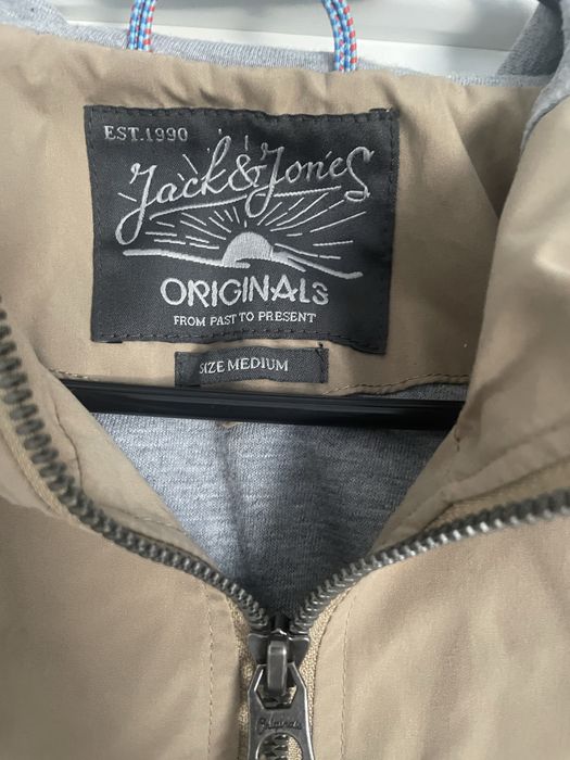 Beżowa kurtka męska r.m  Jack & Jones