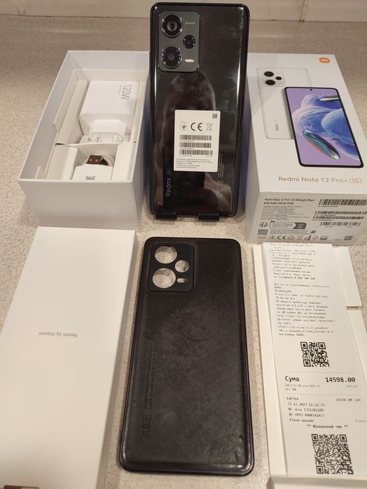 ИГРОВОЙ Xiaomi Redmi note 12Pro+5G, памяти 8+8-256гиг,как новый