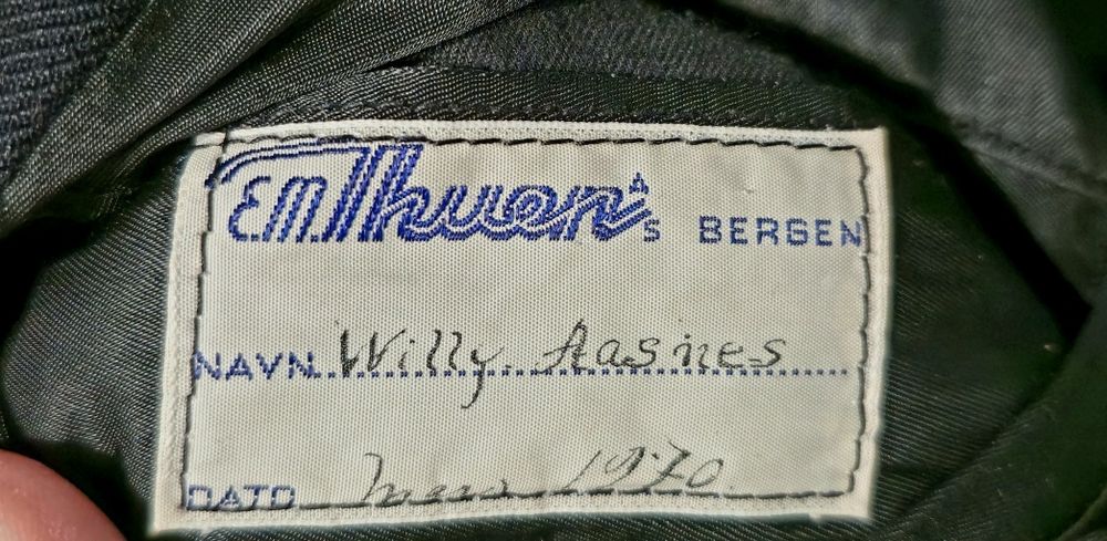Mundur kurtka galowa E.M Thuen's Norwegia vintage 1970