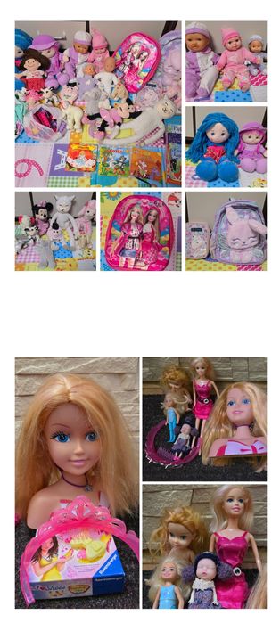 Worek zabawek dla dziewczynki