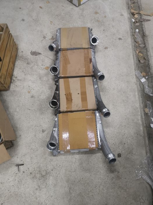 cayenne 958 радиатор интеркулер 7p5145803b,7p5145804b, а 3.6,4.2,4.8