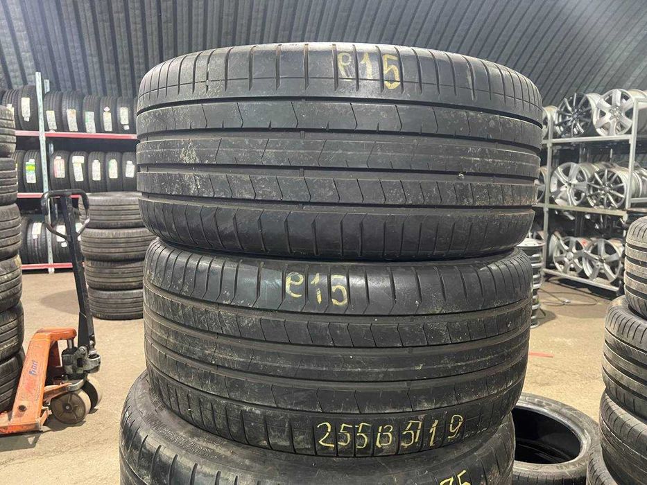 Шини РІЗНОШИРОКІ б/у ЛІТО 255/35 R19 і 225/40 R19 Pirelli pzero E15