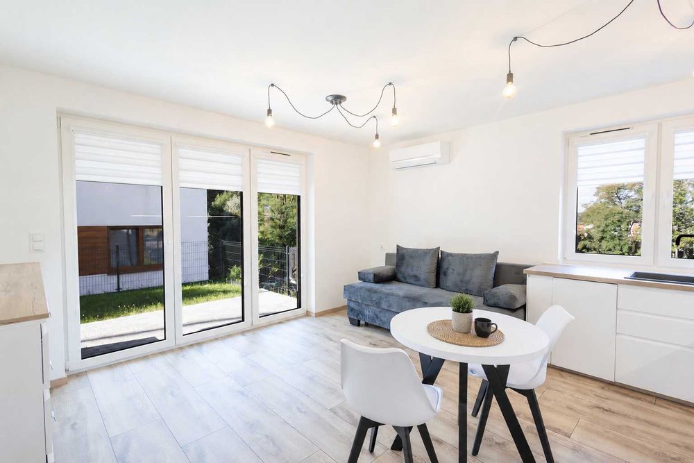 Nowoczesne mieszkanie 53,25 m² | 3 pokoje | parter | taras | ogródek | 2 miejsca parkingowe